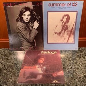 Piano/Guitar Sheet Music -Vintage Set of Three